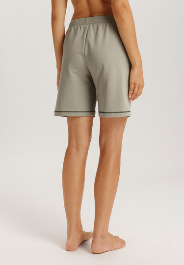 Natural Living Organic Cotton Drawsting Shorts | Crystal Green 78464-2732
